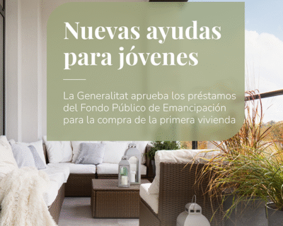 Nuevas ayudas para jóvenes: la Generalitat aprueba los préstamos del Fondo Público de Emancipación para la compra de la primera vivienda
