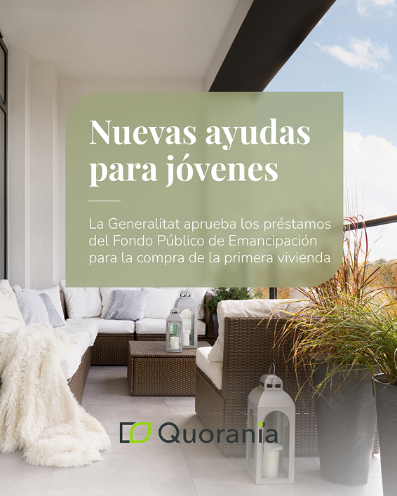 Nuevas ayudas para jóvenes: la Generalitat aprueba los préstamos del Fondo Público de Emancipación para la compra de la primera vivienda